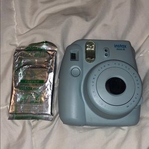 polaroid with film